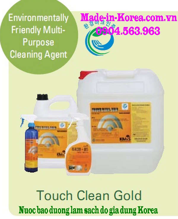 Hóa chẩ bảo dưỡng làm sạch đồ gia dụng Korea Touch Clean Gold